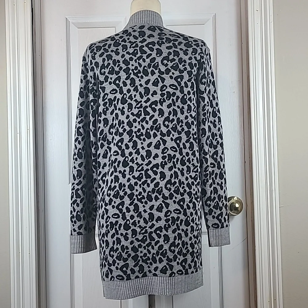 Nine West Animal Print Cardigan - Picture 5 of 11